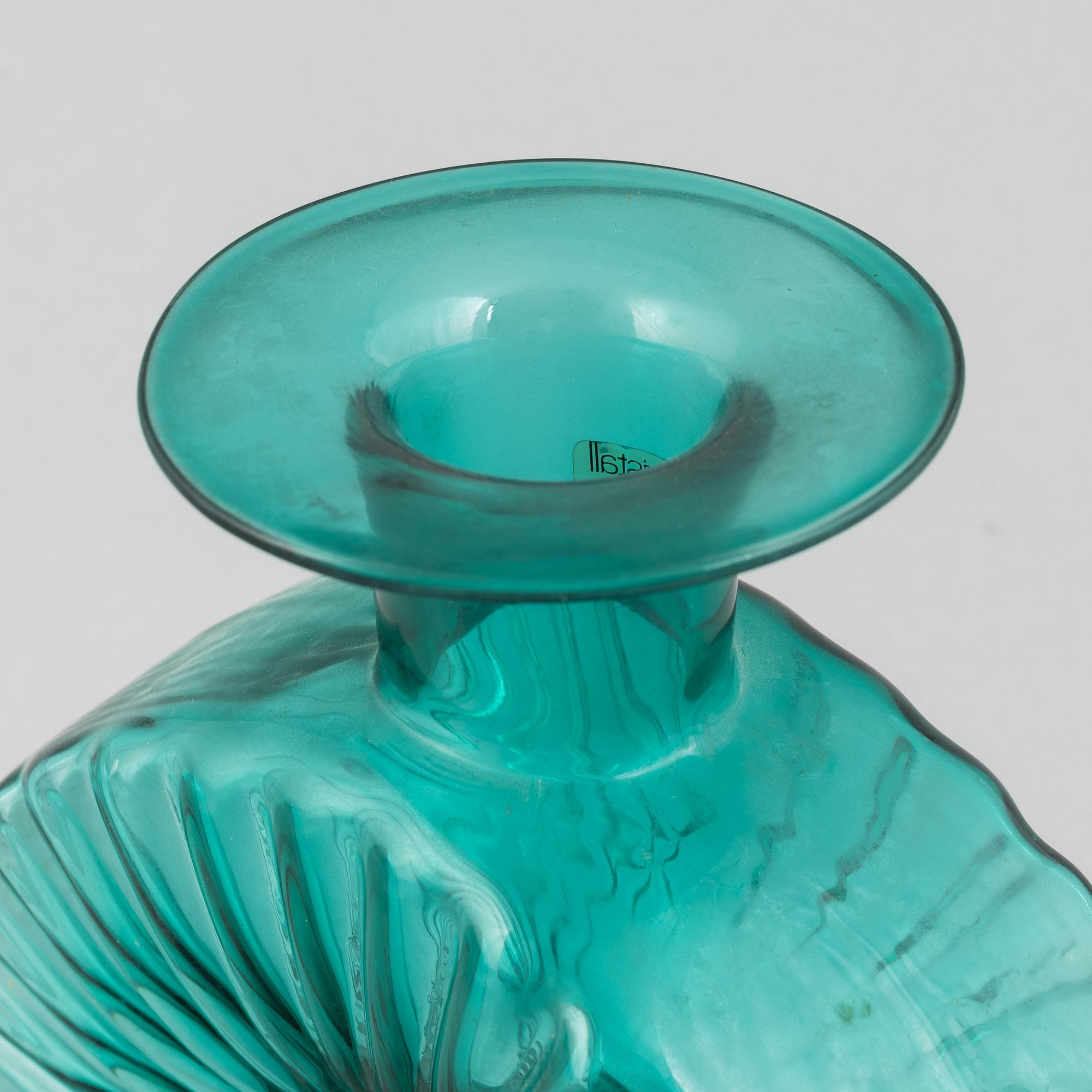 Helena Tynell, a 'Solflaskan'  vase, Finncristall, Finland.