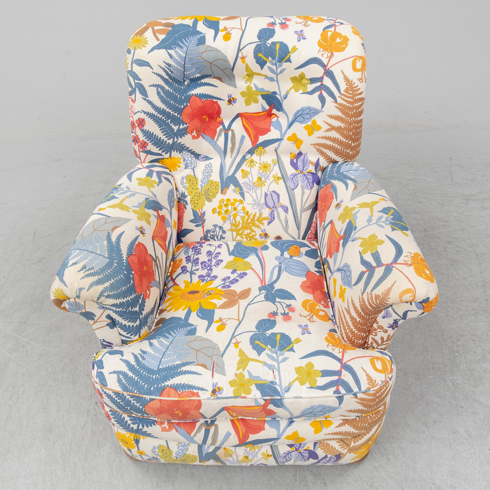 JOSEF FRANK, fåtölj, modell 336, Firma Svenskt Tenn.