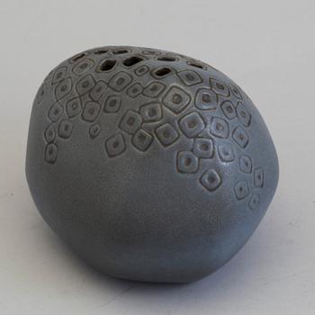 A stoneware art object by Jan de Rooden, Gustavsberg 1960´s.