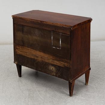 A 19th century chest of drawers.