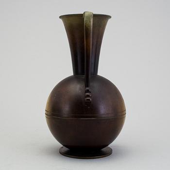 A 20th century  art deco bronze vase by Ystad Brons, Sweden.