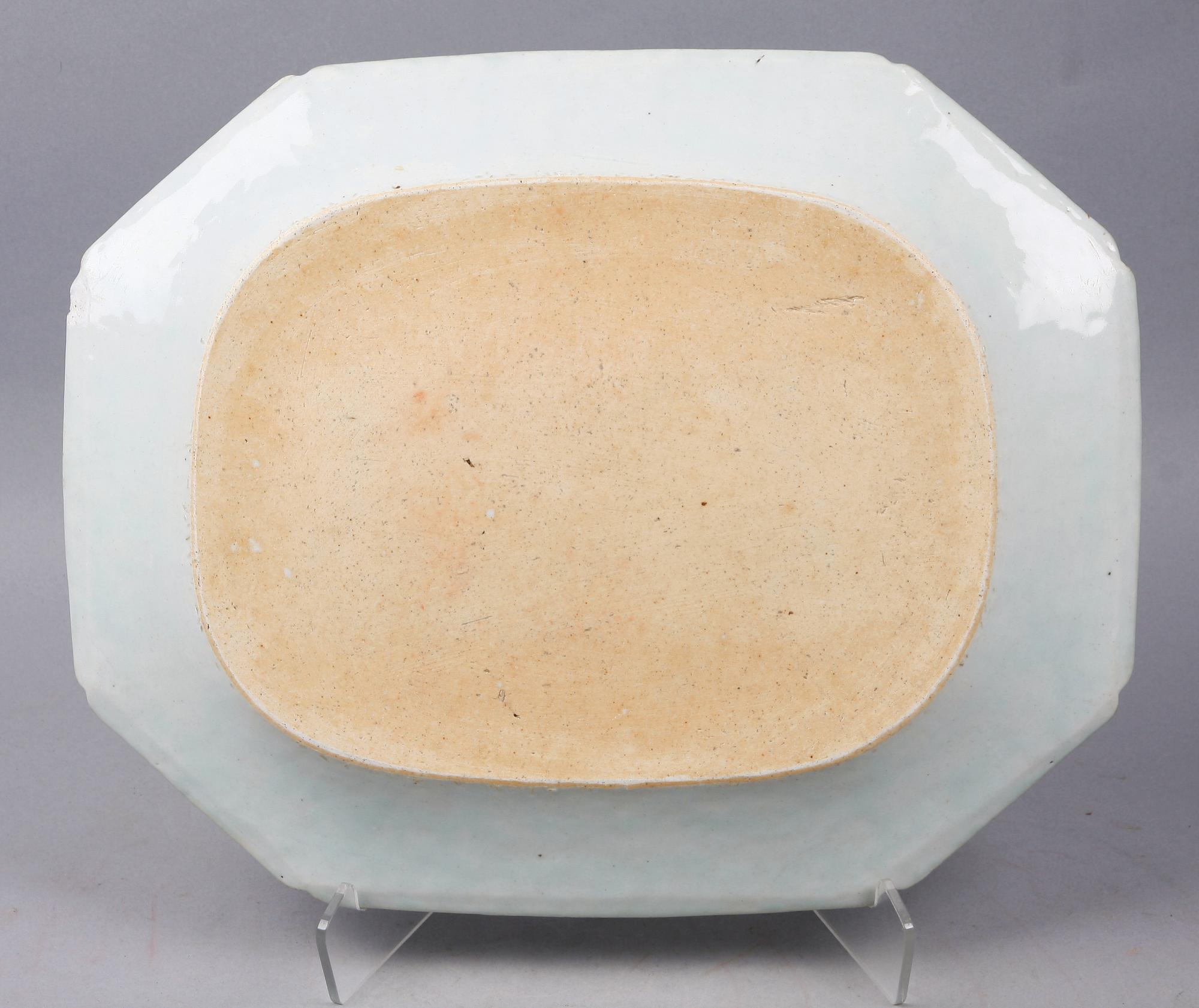 STEKFAT, porslin, Kina, 1700/1800-tal.
