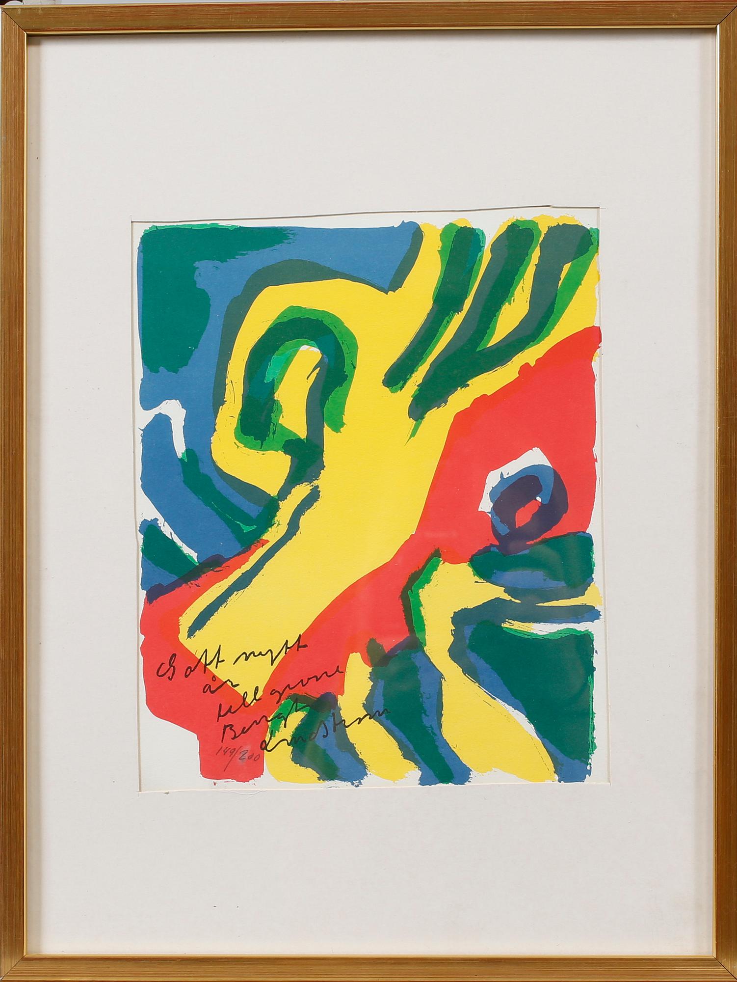 BENGT LINDSTRÖM, litografier, 2 st, signerade och numrerade 76/300 respektive 149/200.