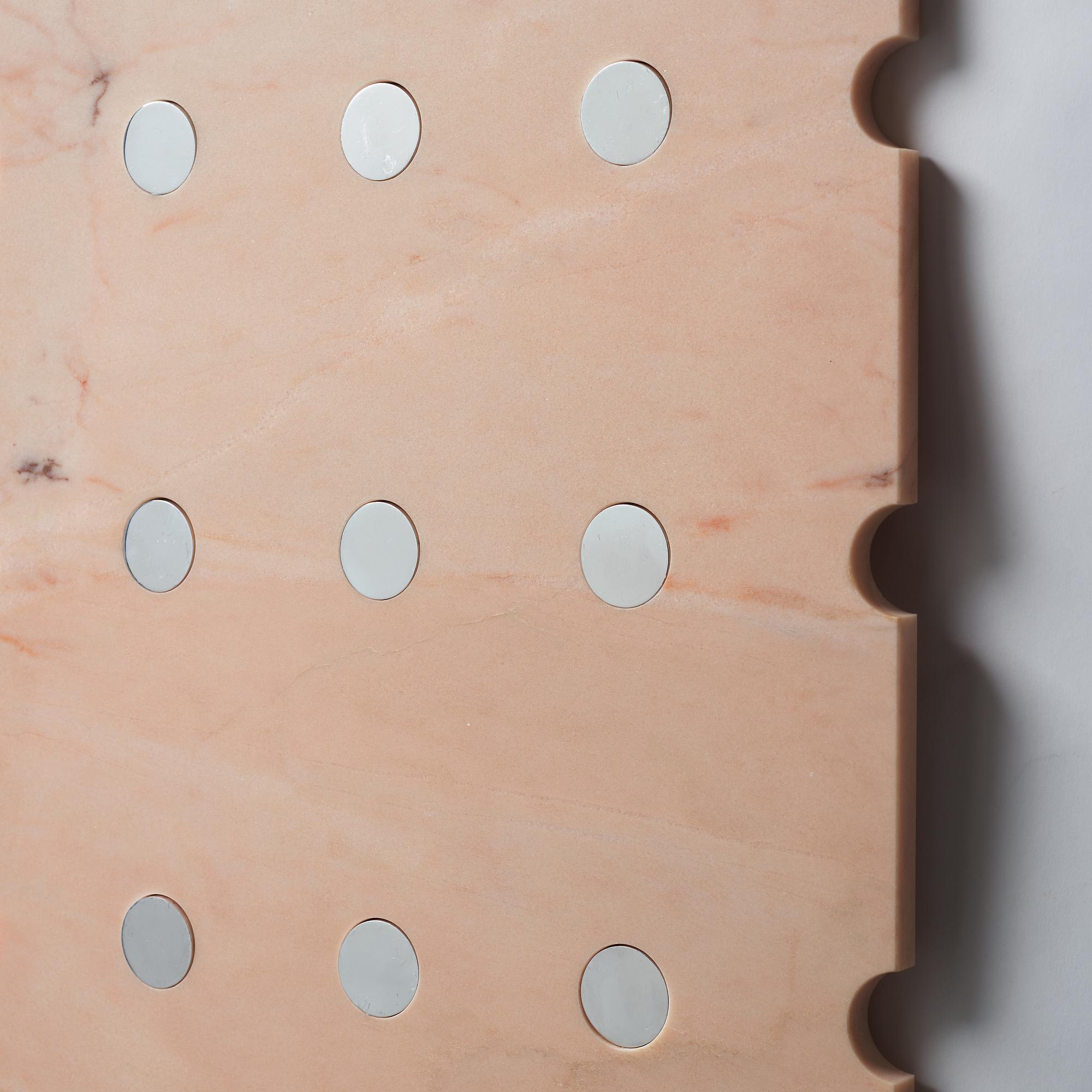 GEORGE HENRY LONGLY, marble and stainless steel.