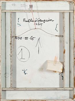 PAUL RENÉ GAUGUIN, blandteknik, signerad och daterad 65.