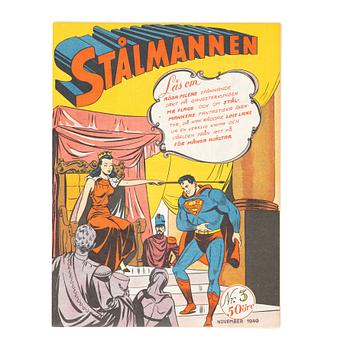 Comic book, “Stålmannen”, No. 3, 1949.