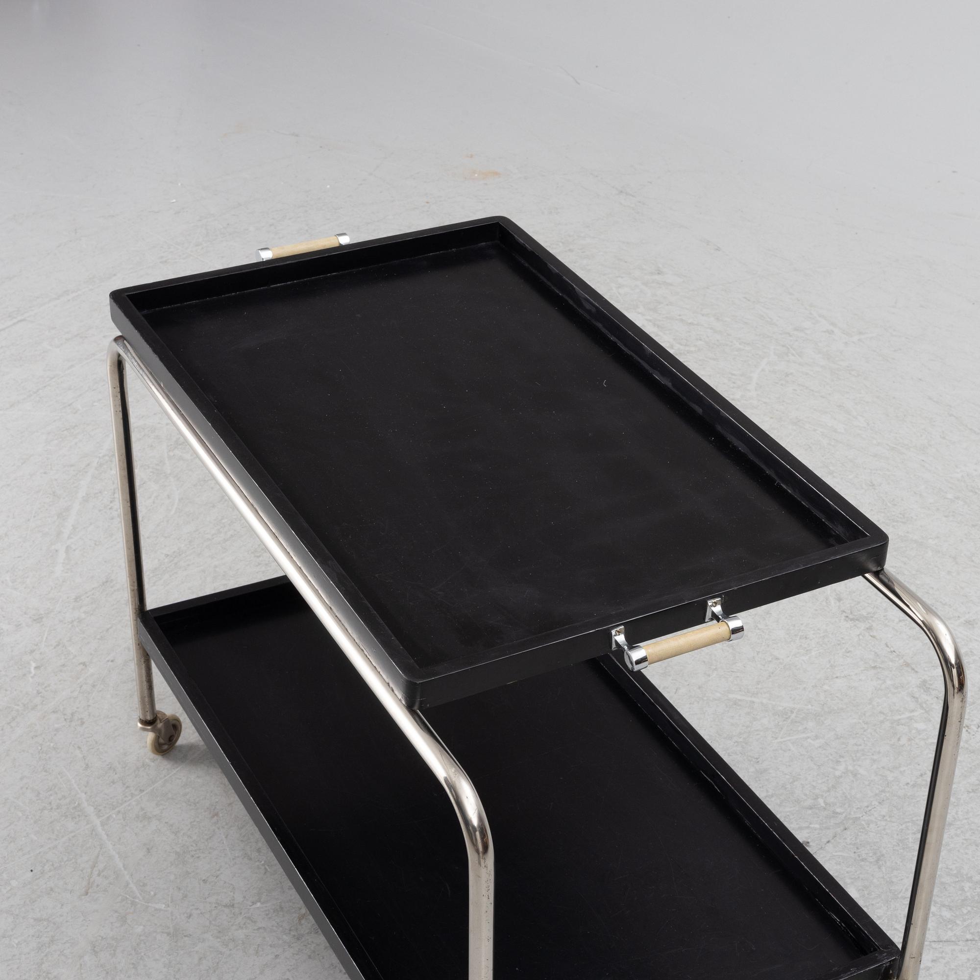 Serveringsvagn, funkis, 1930-tal.