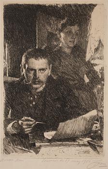 677. Anders Zorn, "Zorn och hans hustru".