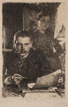 677. Anders Zorn, "Zorn och hans hustru".