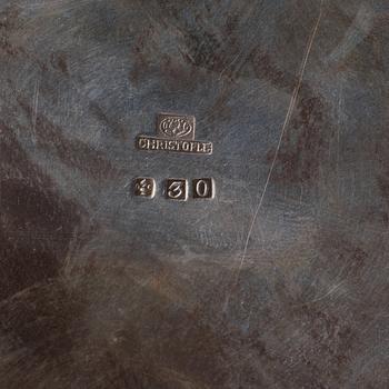 Luc Lanel, a silver plated champagne cooler, Christofle, France ca 1935.