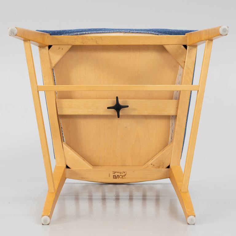 Carl Malmsten, matbord med 4 stol."Vardags", Stolab, 1999.