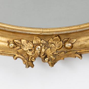 Mirror, neo-Rococo, late 19th century.