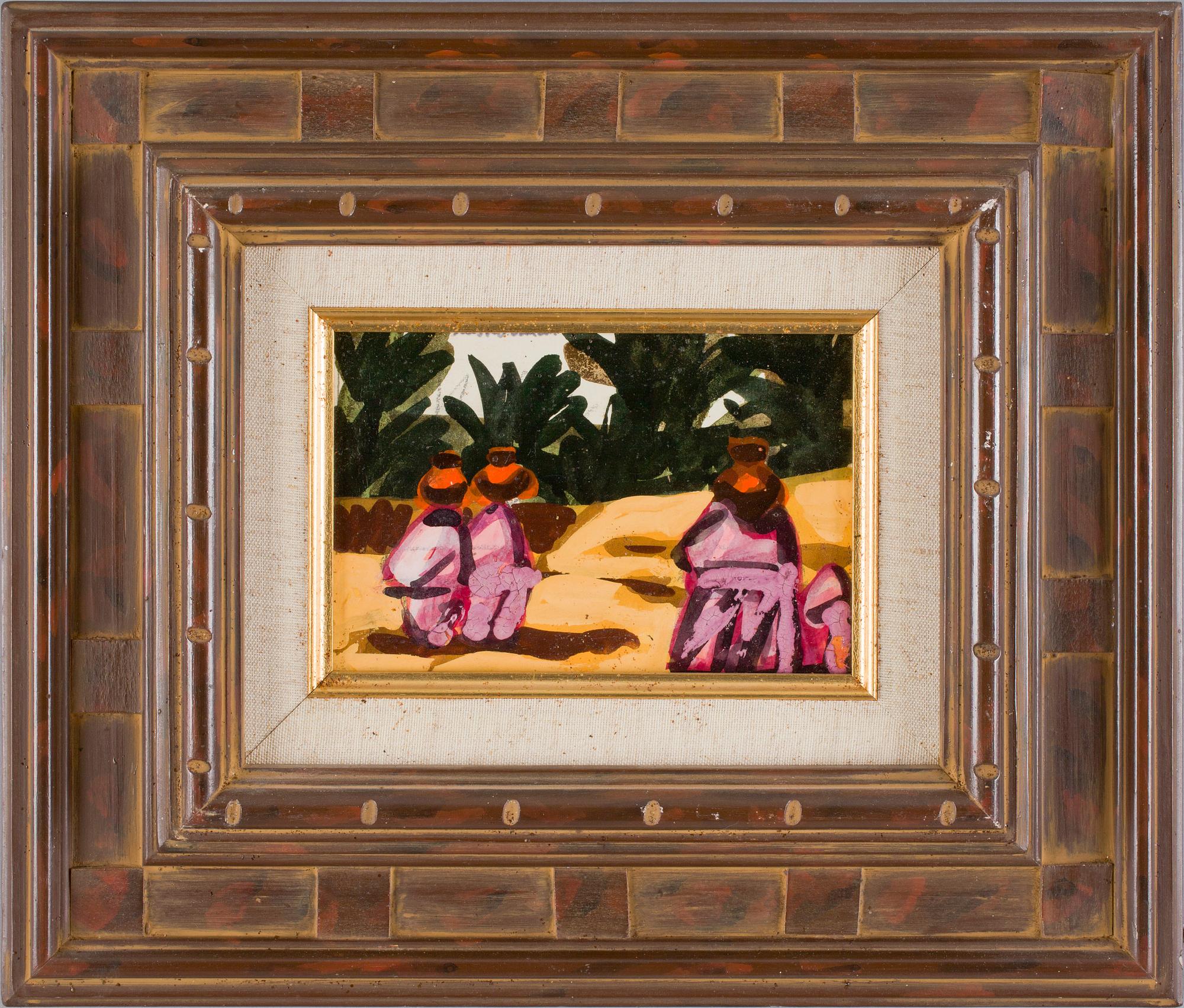 LARS NORRMAN Olja på pannå, 3 st, sign.