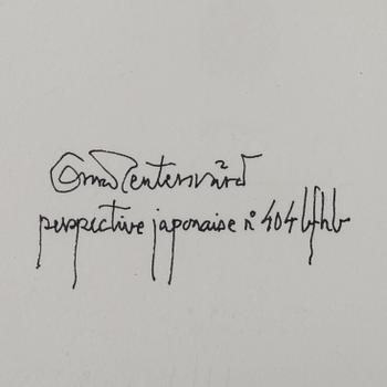 OSCAR REUTERSVÄRD, akvarell, signerad.