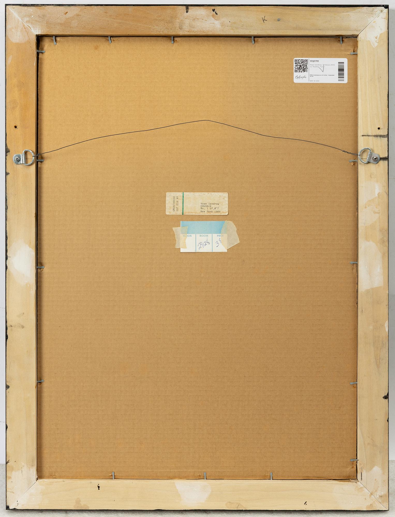 Hope Sandrow, "Embrace (NYC Sur Rodney "Sur")", 1984.