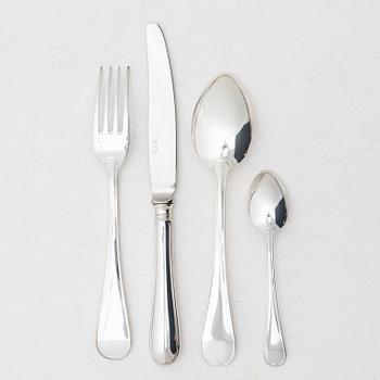 A Swedish silver cutlery set, model "Svensk", GAB, Eskilstuna, some 2002 (64 pieces).