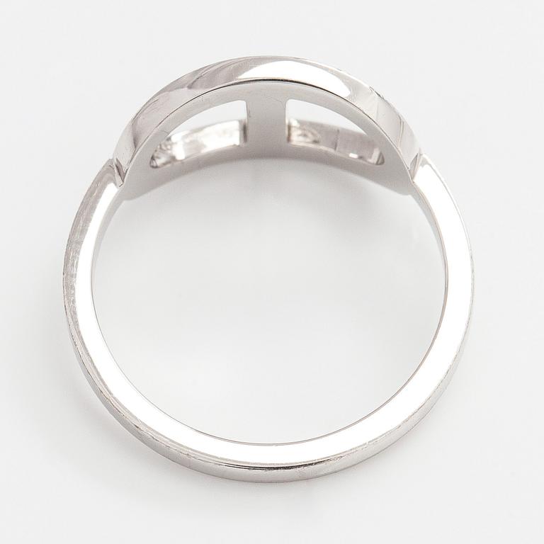 Hermès, ring, "Chaine d'Ancre Contour", 18K vitguld och diamanter.