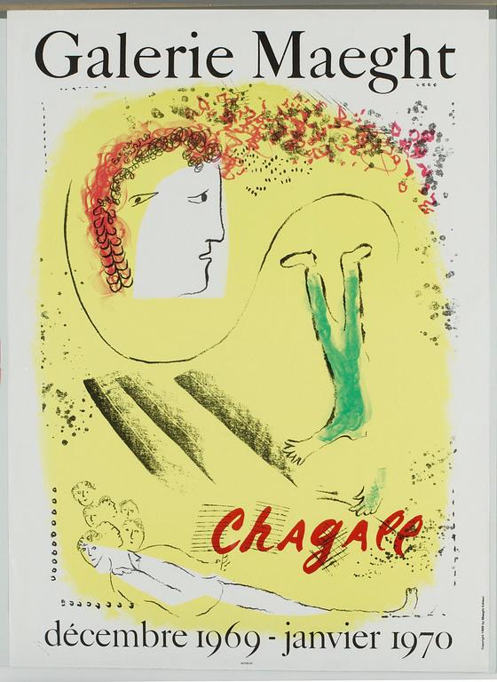 Marc Chagall, "Affiche d'exposition".