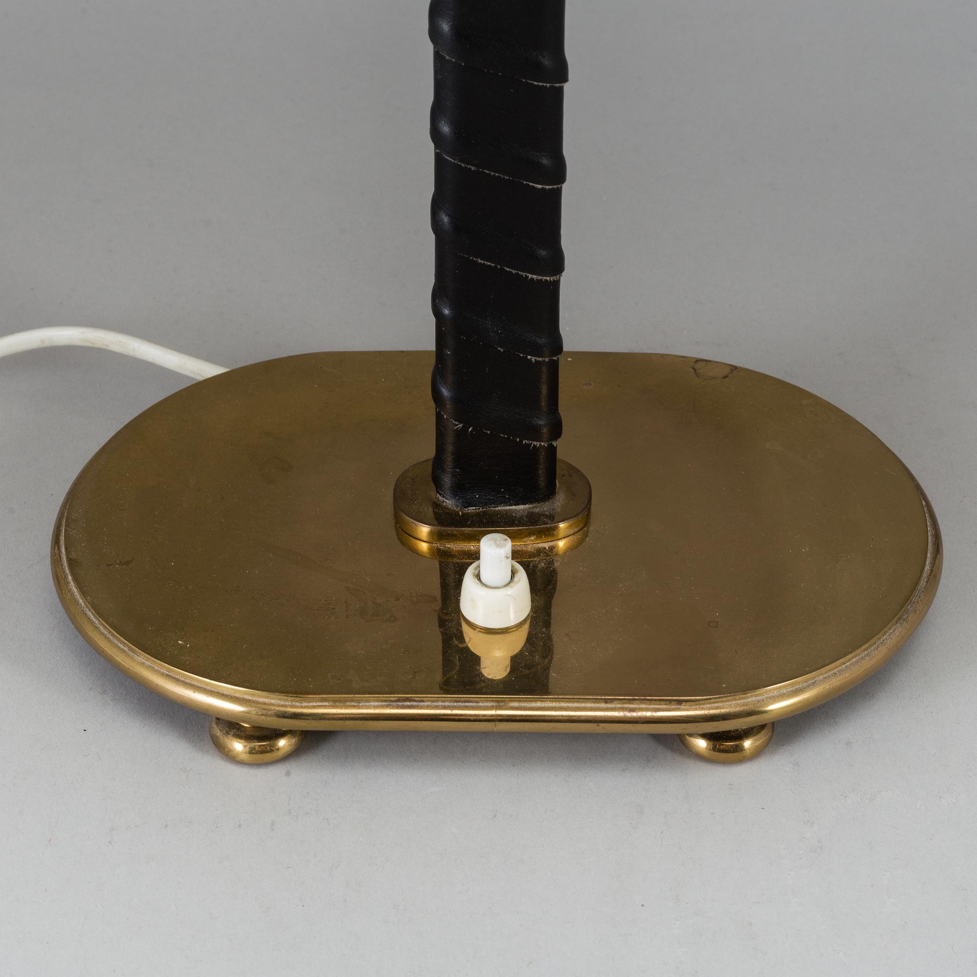 JOSEF FRANK, a model '2388' brass table lamp for Svenskt Tenn, Sweden.