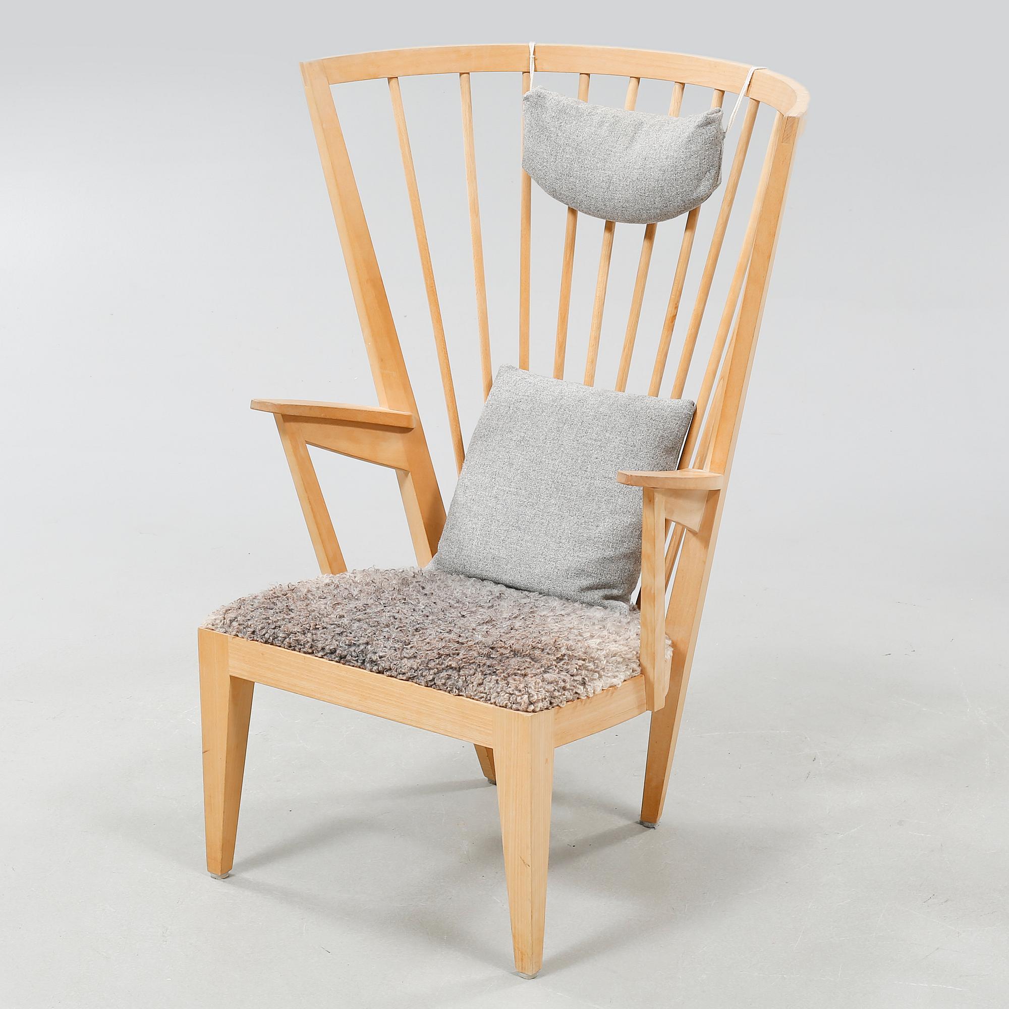 An Norrgavel armchair by Nirvan Richter named "Länstol".