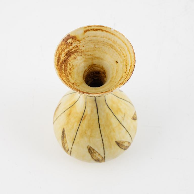 Anders Bruno Liljefors, a stoneware vase, Gustavsberg Studio, Sweden.