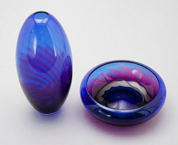 SKÅL OCH VAS, glas, Jan-Erik Ritzman & Sven-Åke Carlsson för Transjö, 1900-talets andra hälft.