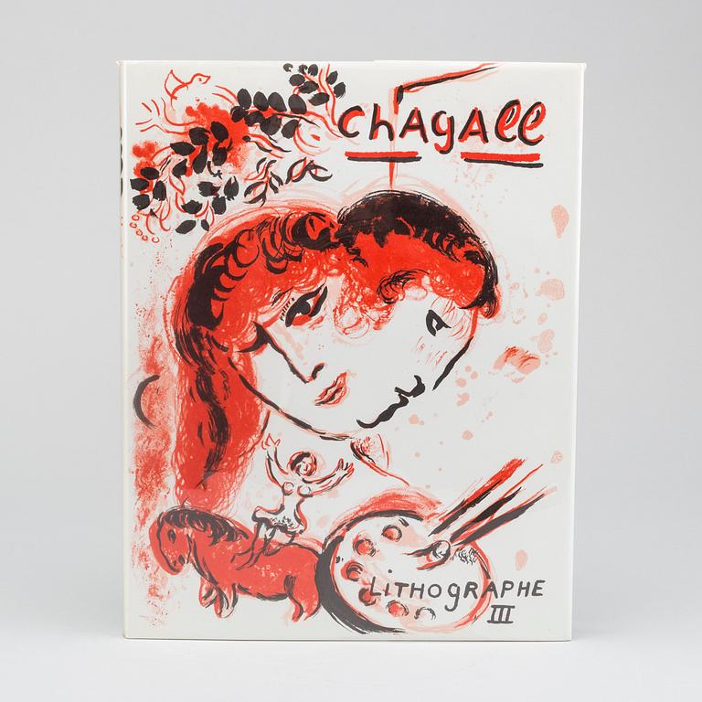 MARC CHAGALL,  Chagall lithographe I-IV 1960-74 vol.