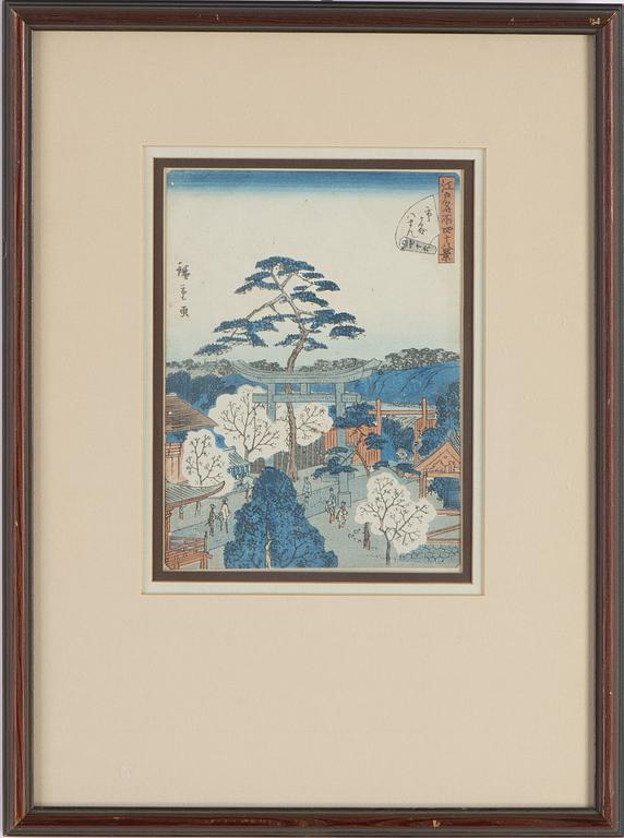 Utagawa Hiroshige II (Shigenobu), a coloured woodblock print, Japan, c. 1860-61.