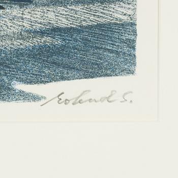 Roland Svensson, lithograph in colours, signed 169/360.