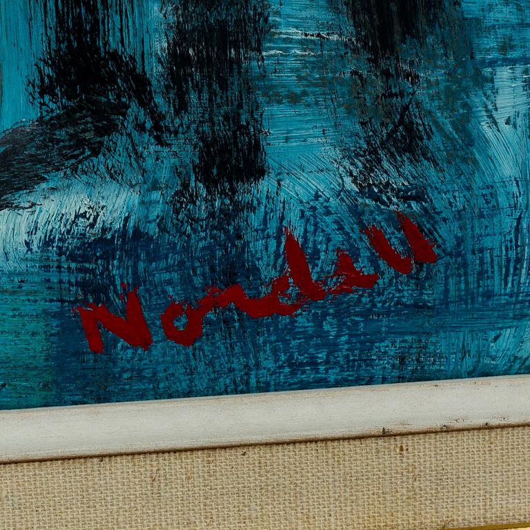 ESKIL NORDELL, SIGNED PAINTING.