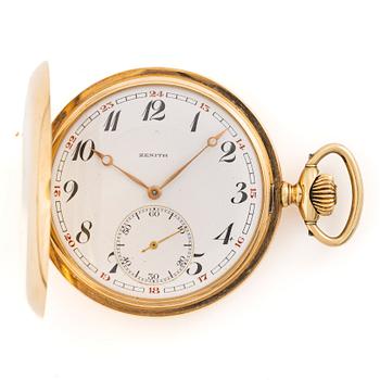 Zenith, pocket watch, hunter case, 51 mm.