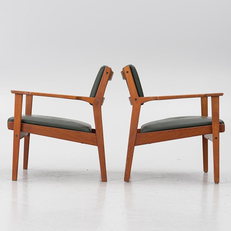 Ingemar thillmark, a pair of 'Axamo' armchairs, OPE Möbler, 1960s.