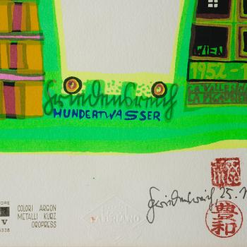 Friedensreich Hundertwasser, 'Good Morning City - Bleeding Town'.