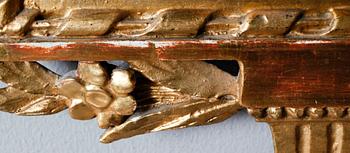 SPEGEL, gustaviansk, omkring år 1800.