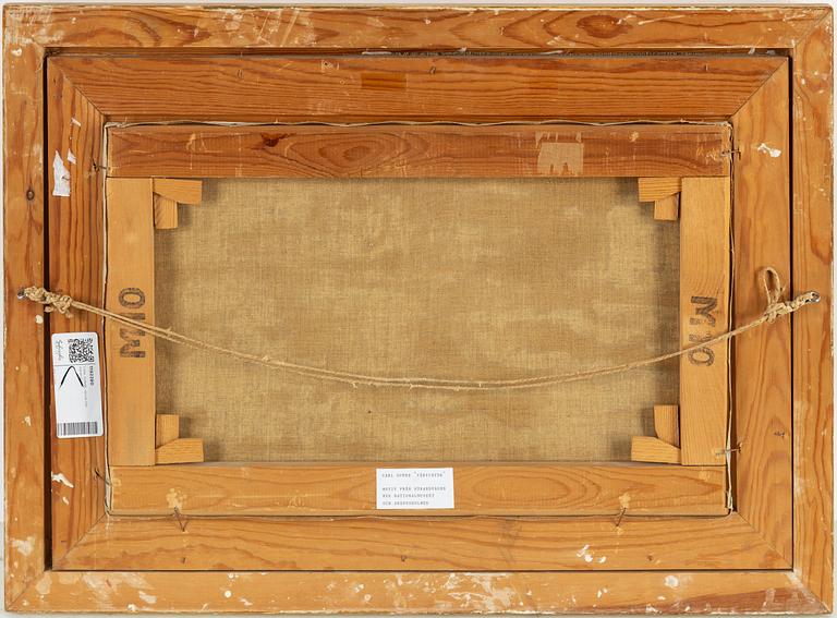 CARL GUNNE, oil on canvas, signed.