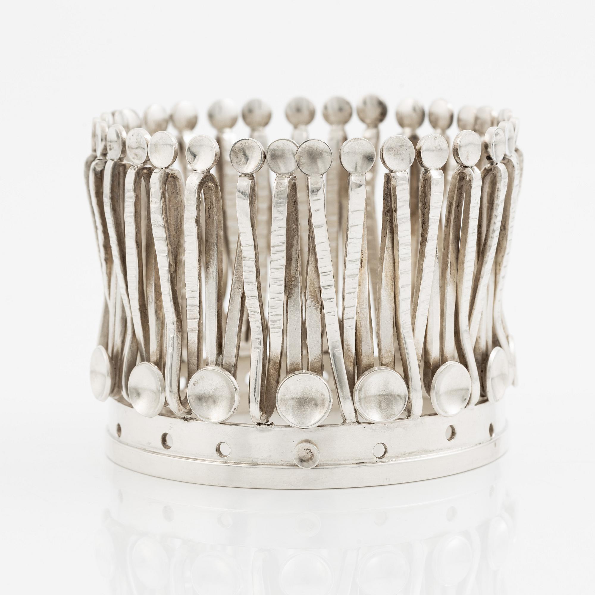 Anders Högberg, bridal crown, silver.