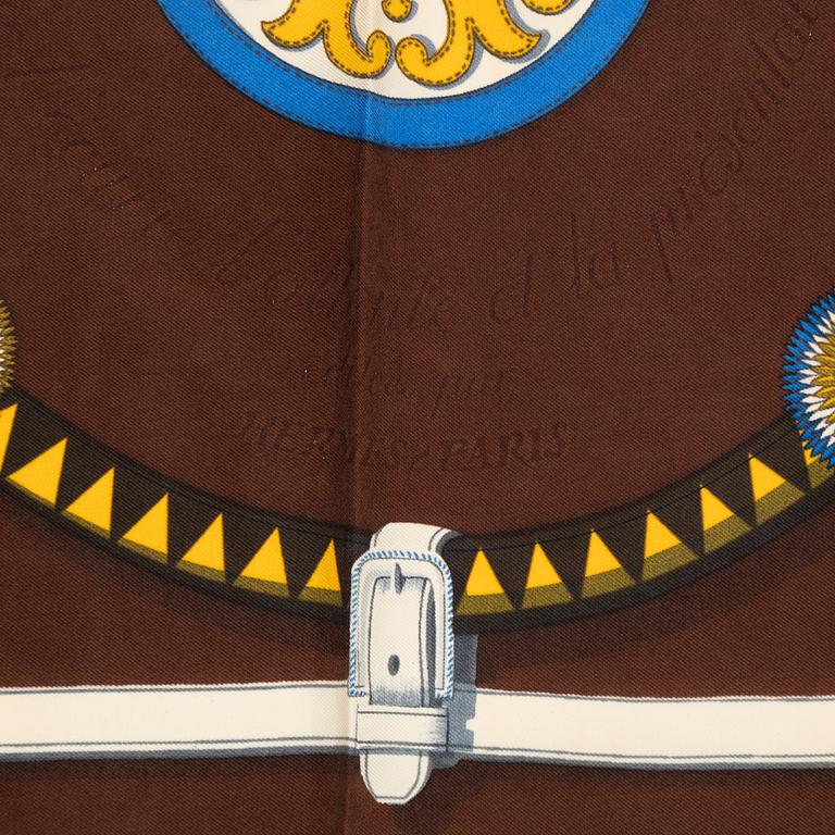 Hermès, scarf, "Couvertures et Tenues de Jour".