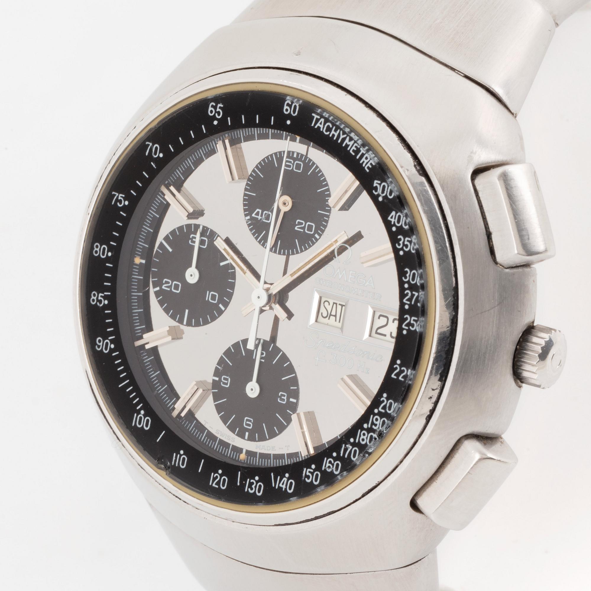 Omega, Speedsonic (f300Hz), kronograf, "Lobster".