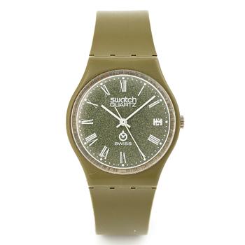 Swatch, "Fachhandelslogo", "First year production", armbandsur, 34 mm.