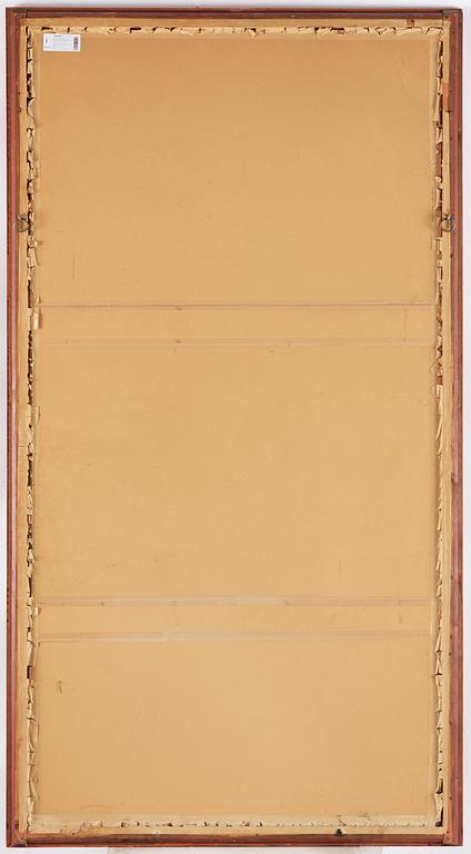 Förfadersporträtt, Qingdynastin, 1800-tal. Med signatur.
