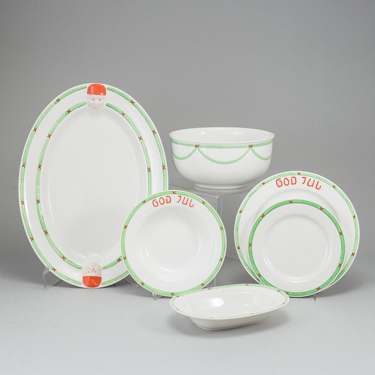 A Rörstrand Christmas service, 20th Century. (pieces).