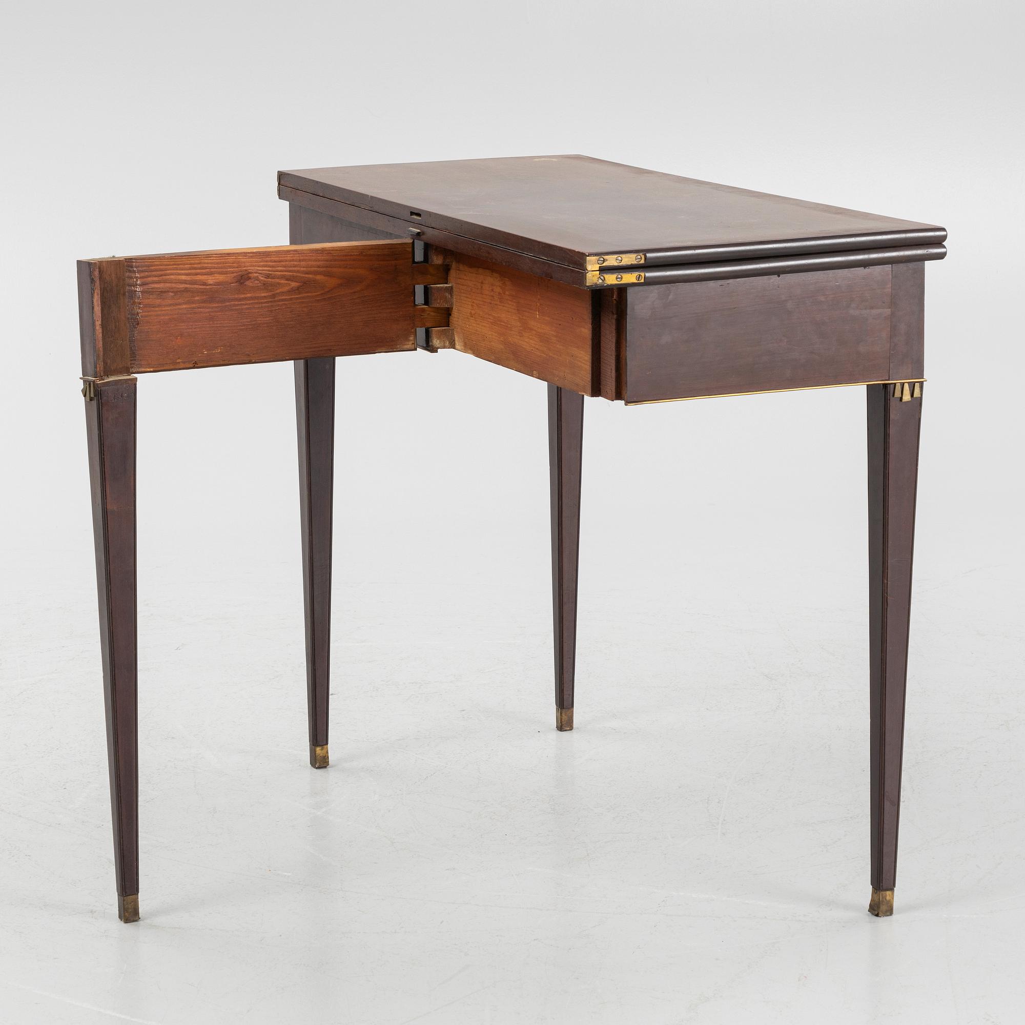 Spelbord, Stockholmsarbete, 1700-talets slut, Sengustavianskt.