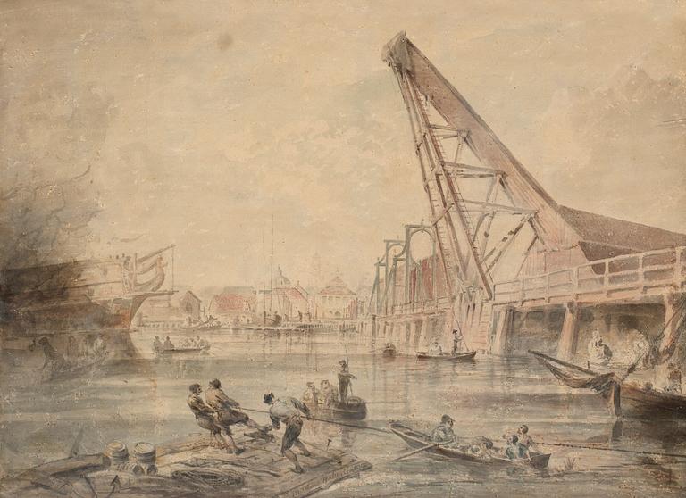 Elias Martin, Galärvarvet, Djurgården.