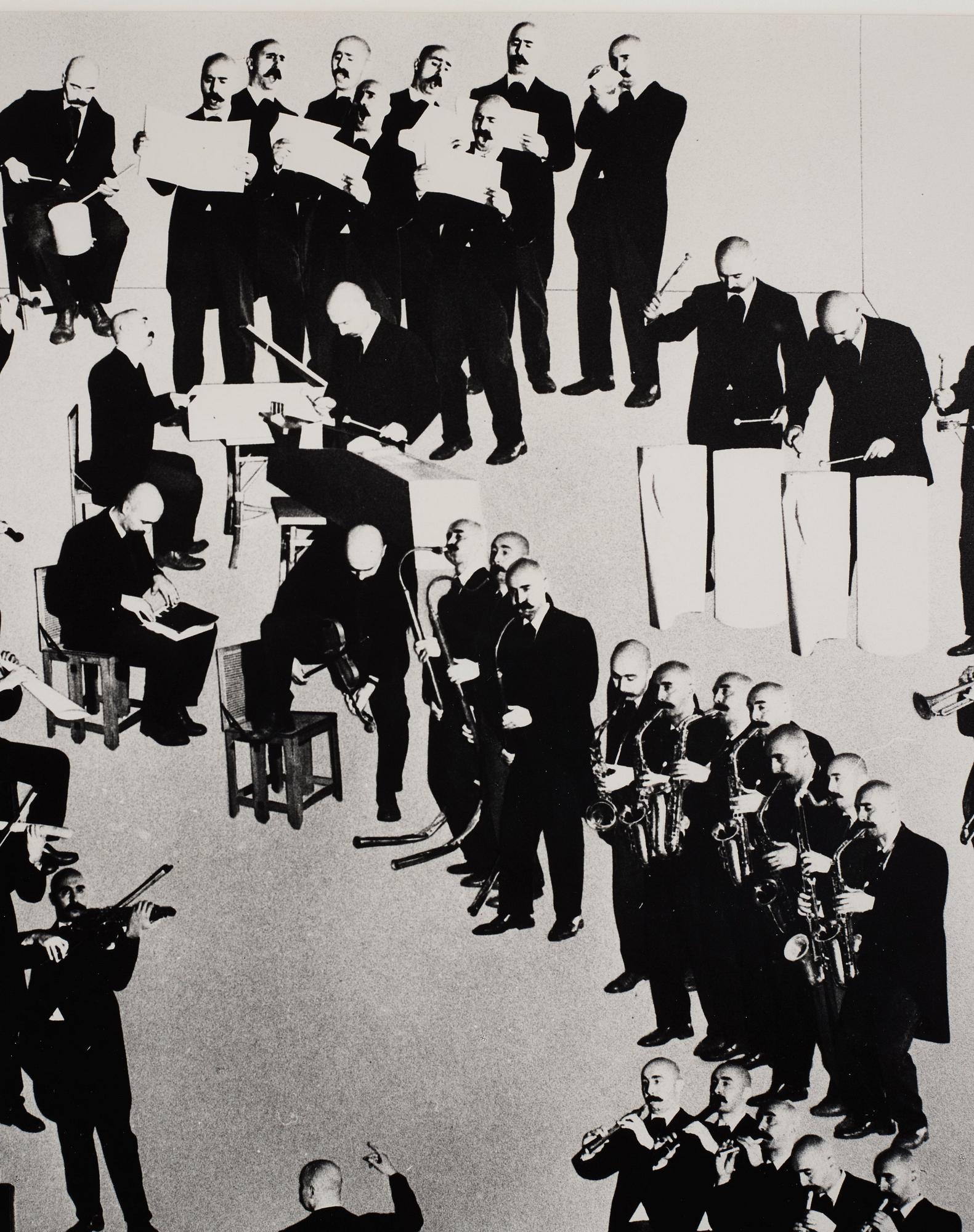 Renato Ranaldi, photo collage, signed and dated 1971.