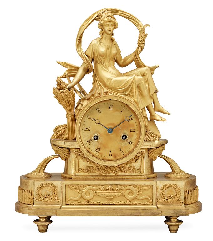 A French Empire early 19th Century mantel clock.