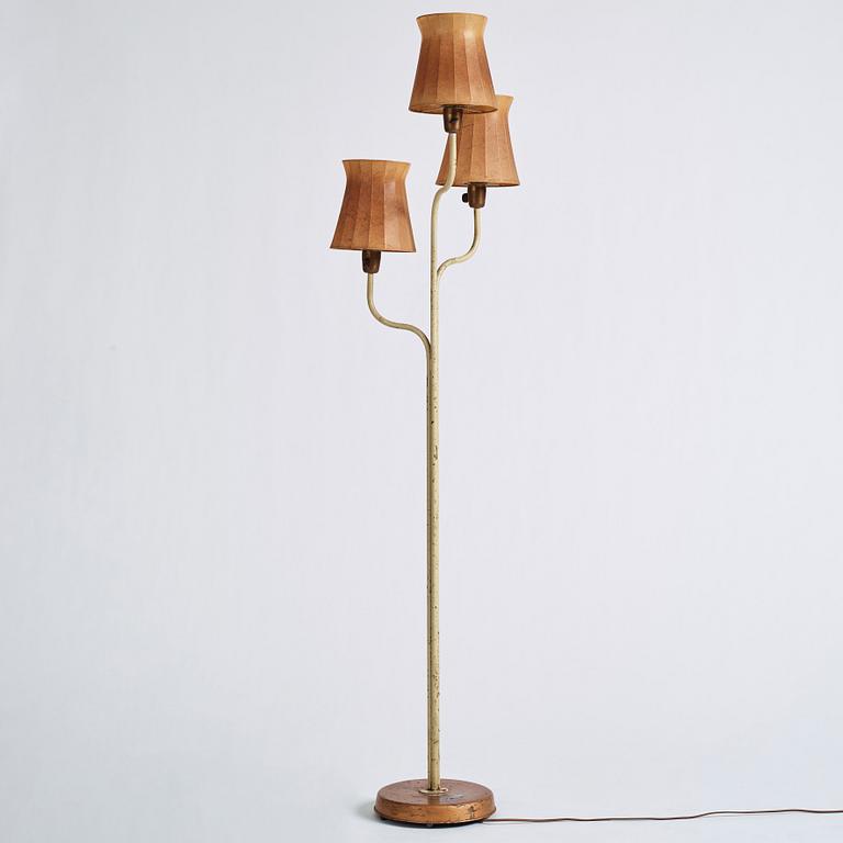 Hans Bergström, a floor lamp, ateljé Lyktan, Sweden 1940-50s.