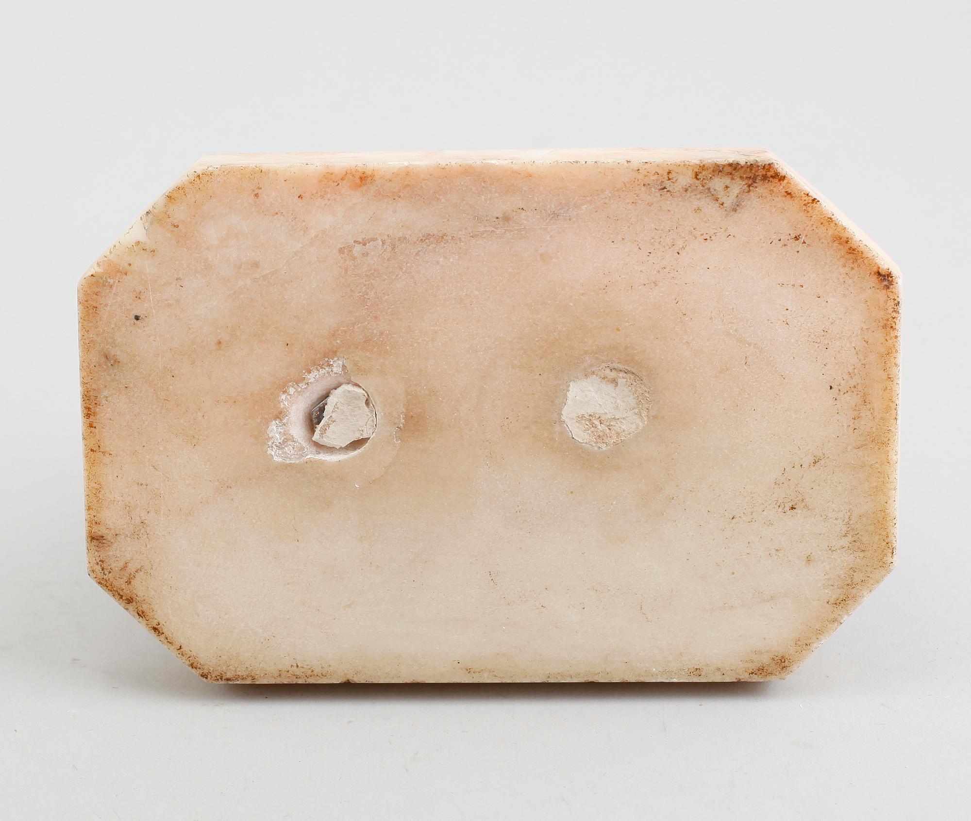 BREVPRESS, patinerad metall, 1700-tal eller äldre.
