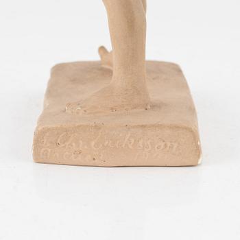 Christian Eriksson, a plaster sculpture, signed.