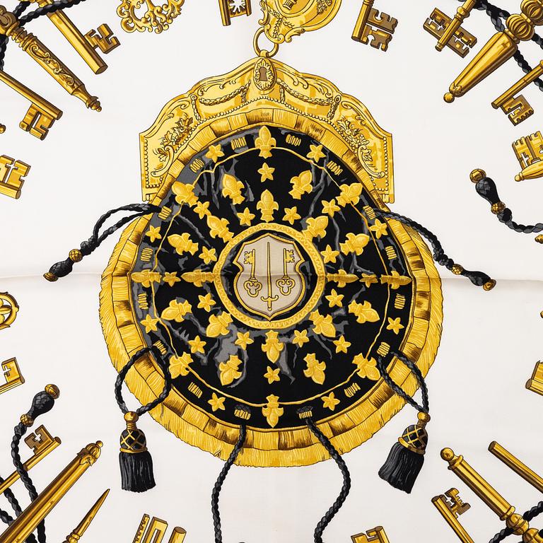 Hermès, a 'Les Clés' scarf.