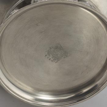 A tin bowl by Just Andersen, Denmark.